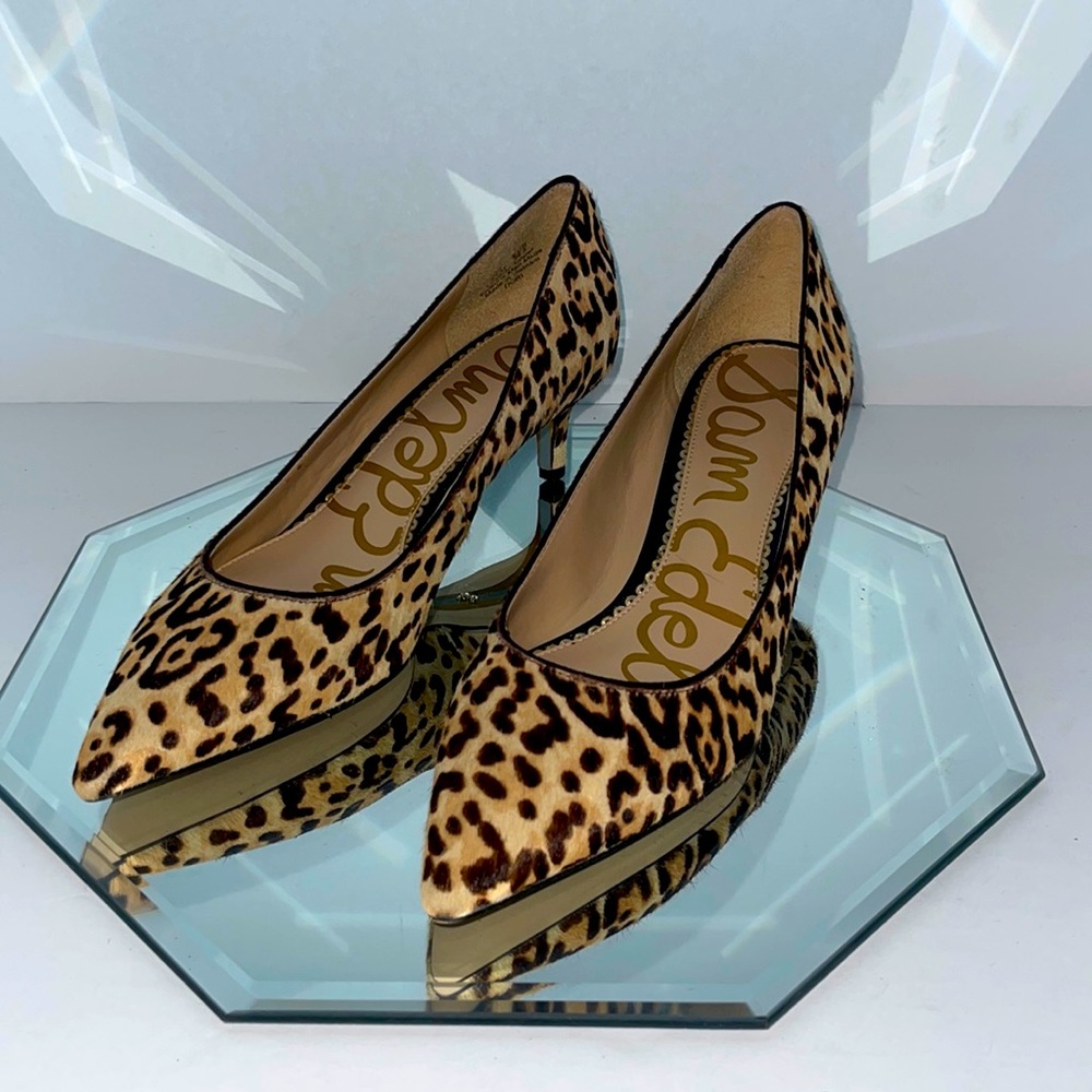 NWOT Sam Edelman Dori Leopard Print Pumps RN #135823 Women's Size 8.5M